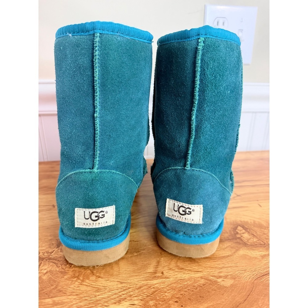 RARE UGG Australia Classic Tall 5815 Pacific Teal Turquoise Sheepskin Boots 5